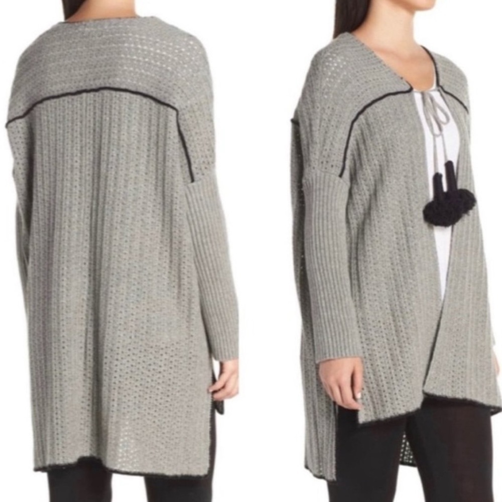 UGG Grey Riley Cashmere Wool Blend Sweater Size Medium/Large
